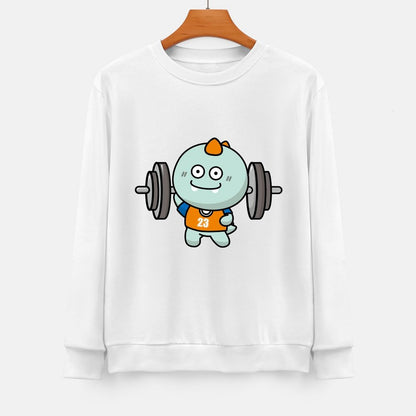 Front Patterned Long Sleeve TopSeamless Neutral