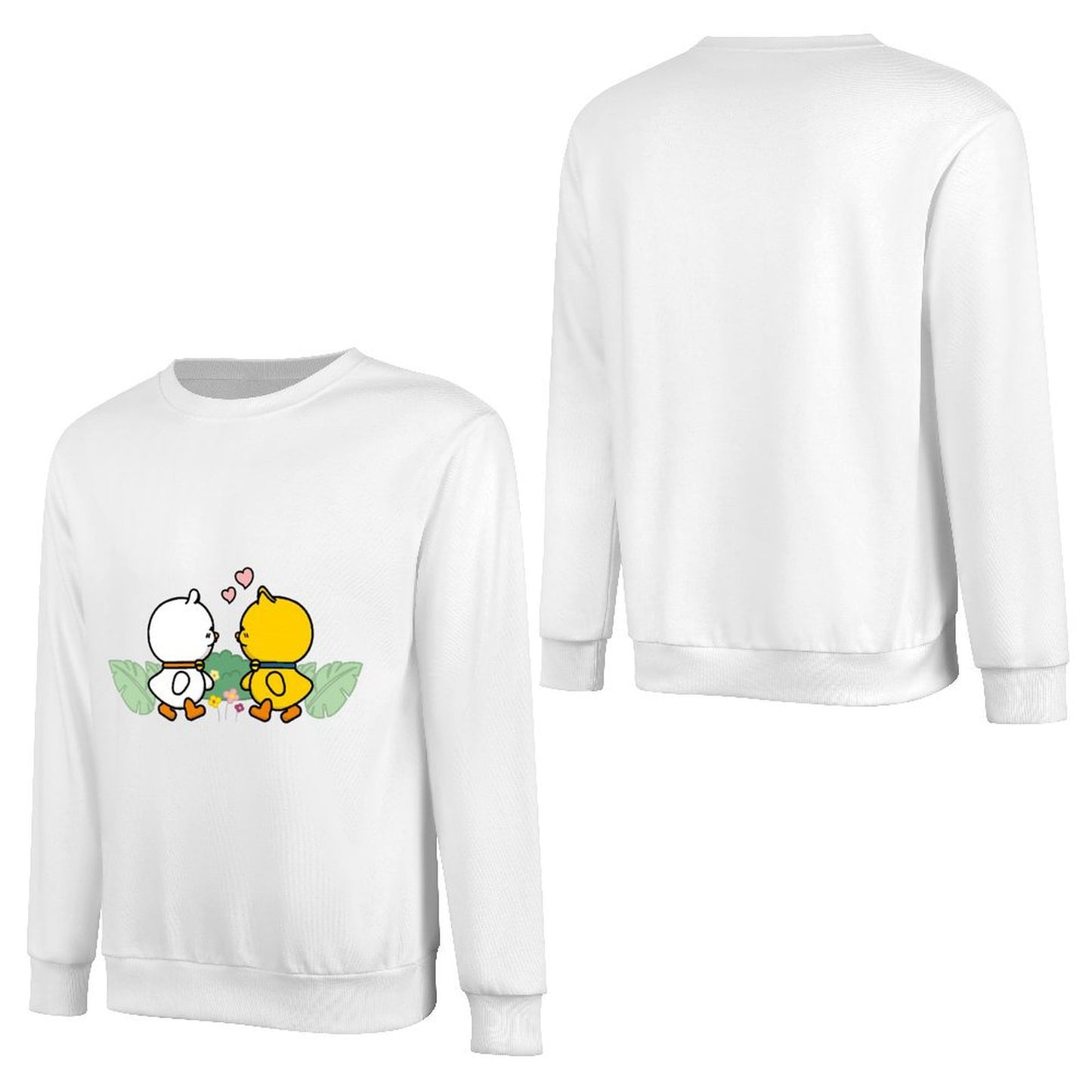 Front Patterned Long Sleeve TopLogo-Ready Midweight