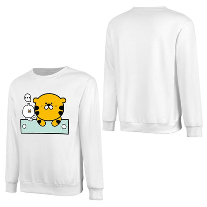 Front Patterned Long Sleeve TopSoft Eco-Conscious