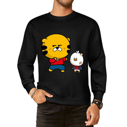 Front Patterned Long Sleeve TopHigh-Quality Chill