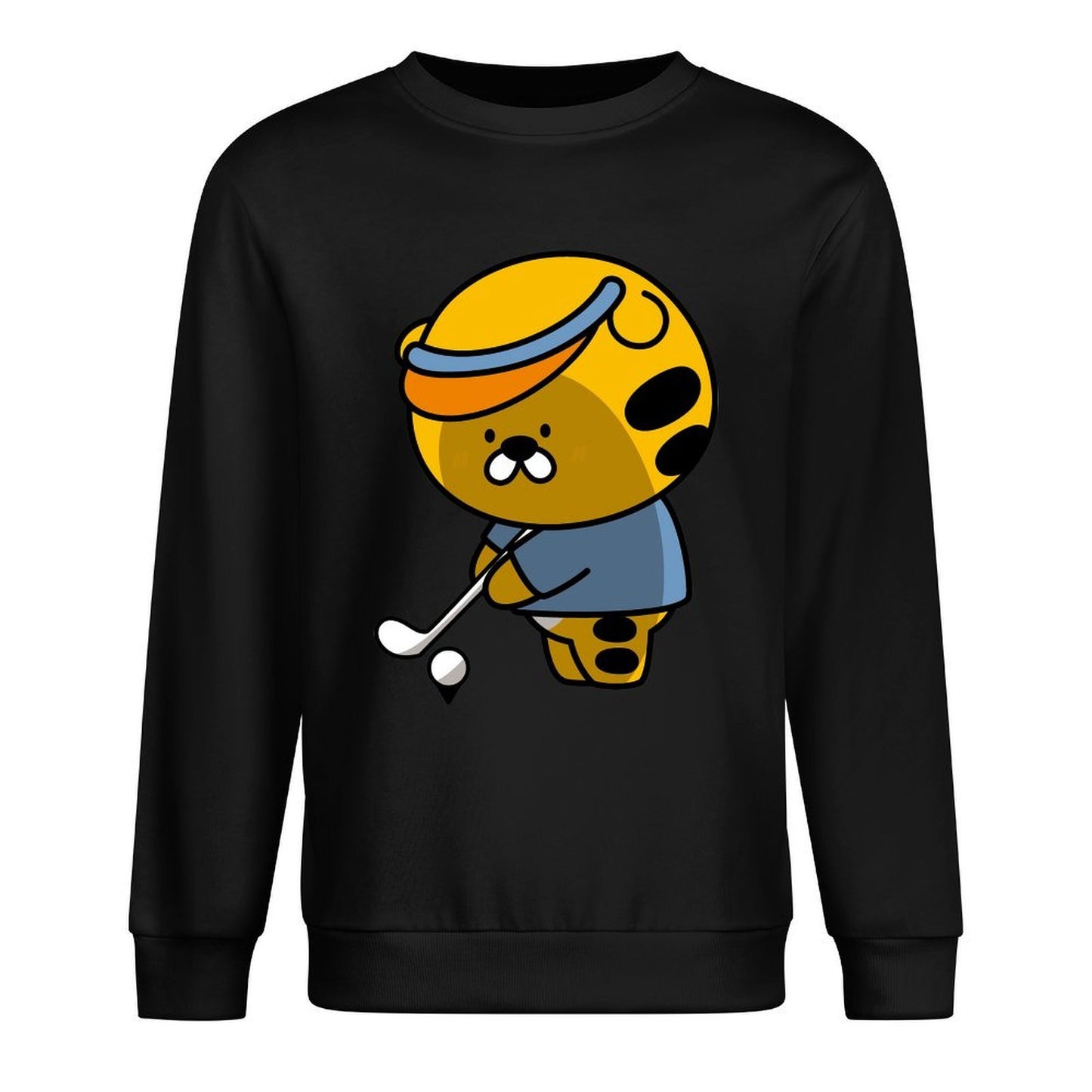 Front Patterned Long Sleeve TopClassic Sport