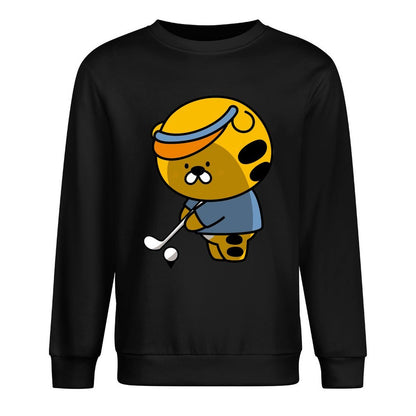 Front Patterned Long Sleeve TopClassic Sport