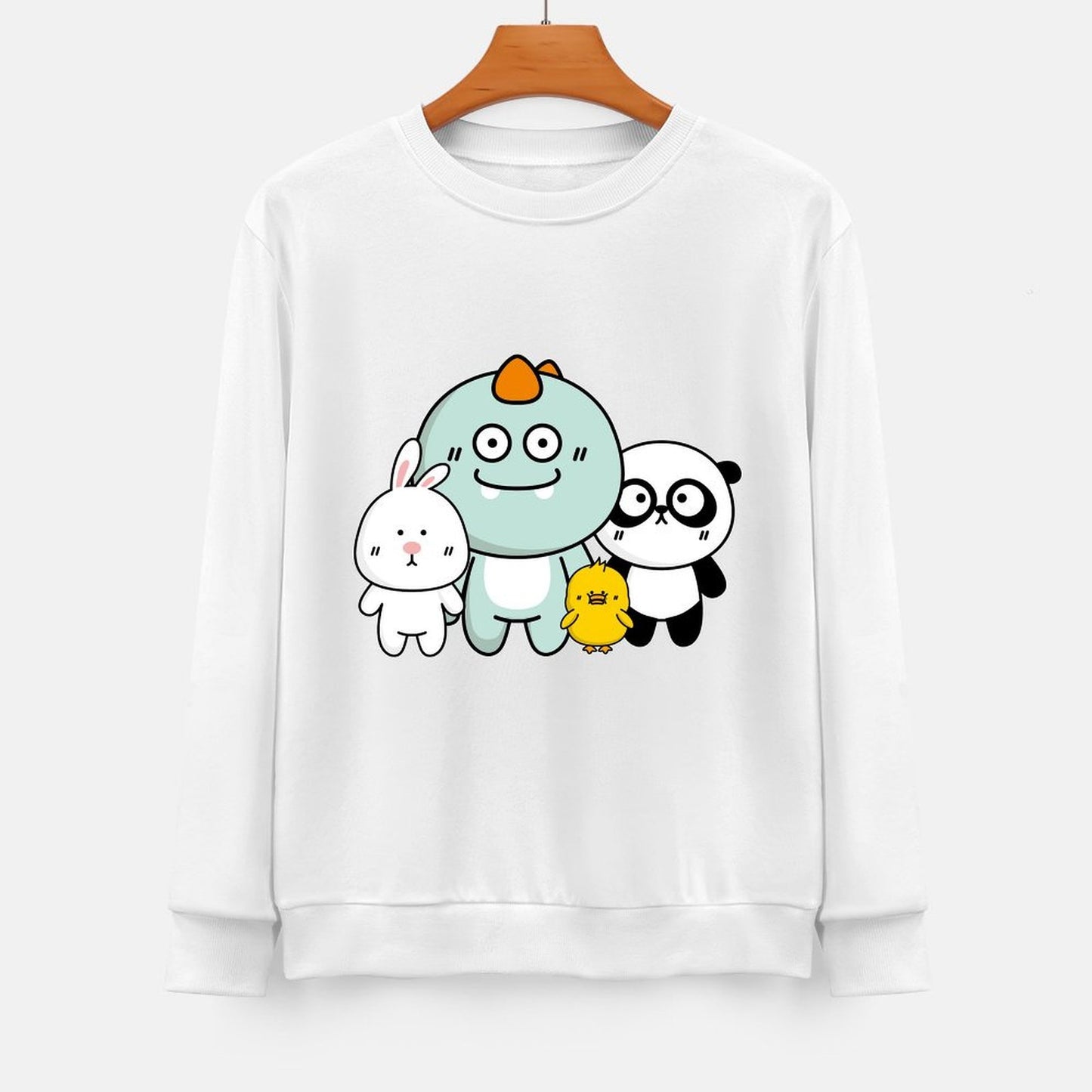 Front Patterned Long Sleeve TopStreetStyle Durable