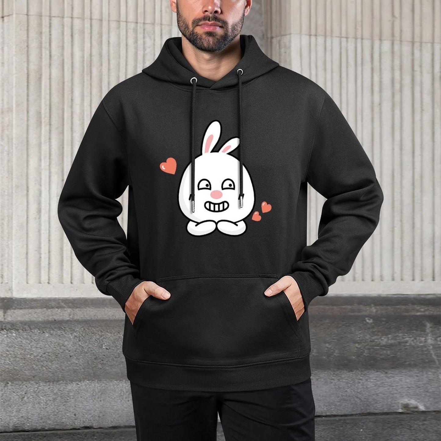 IPBR 250g Hooded Pocket Sweatshirt Front GraphicMen's Hooded  Sweatshirt4000545