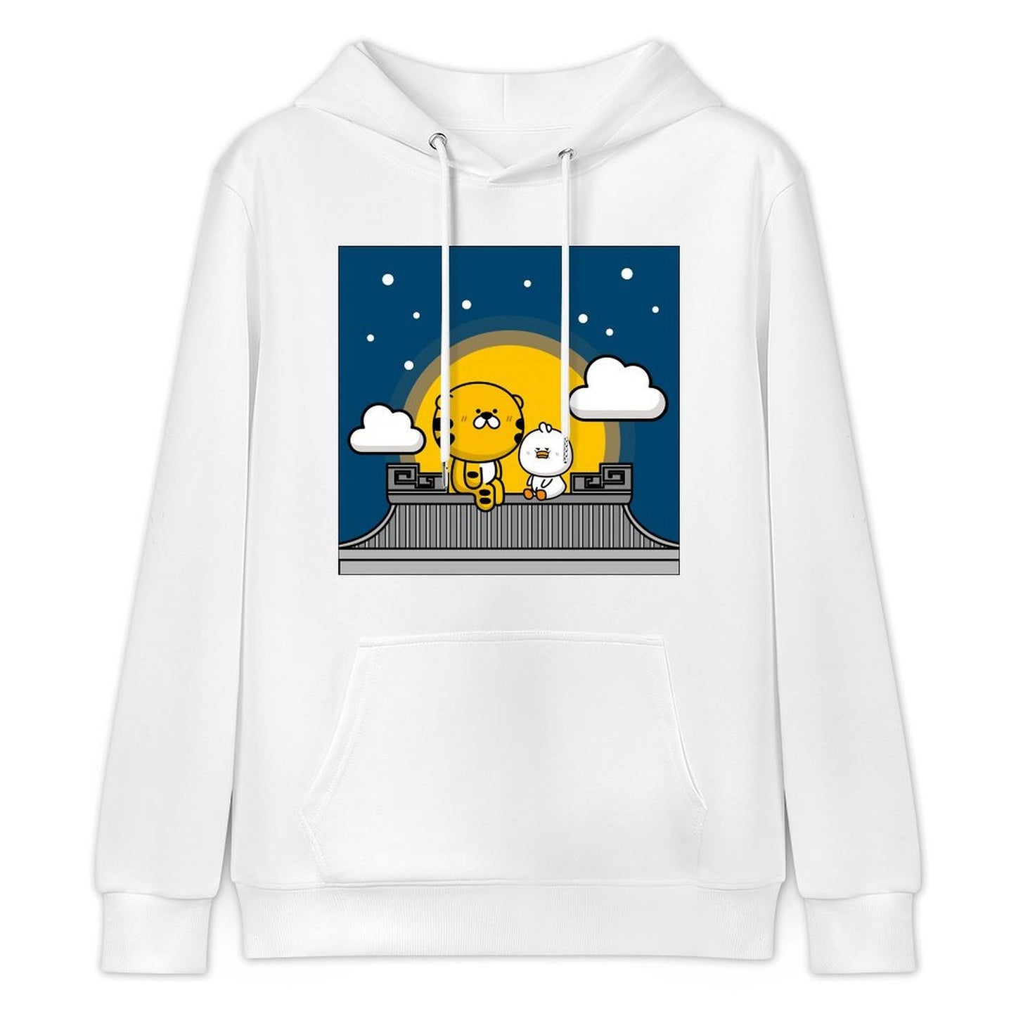 SoftLine Easy-Care Front Graphic Hoodies