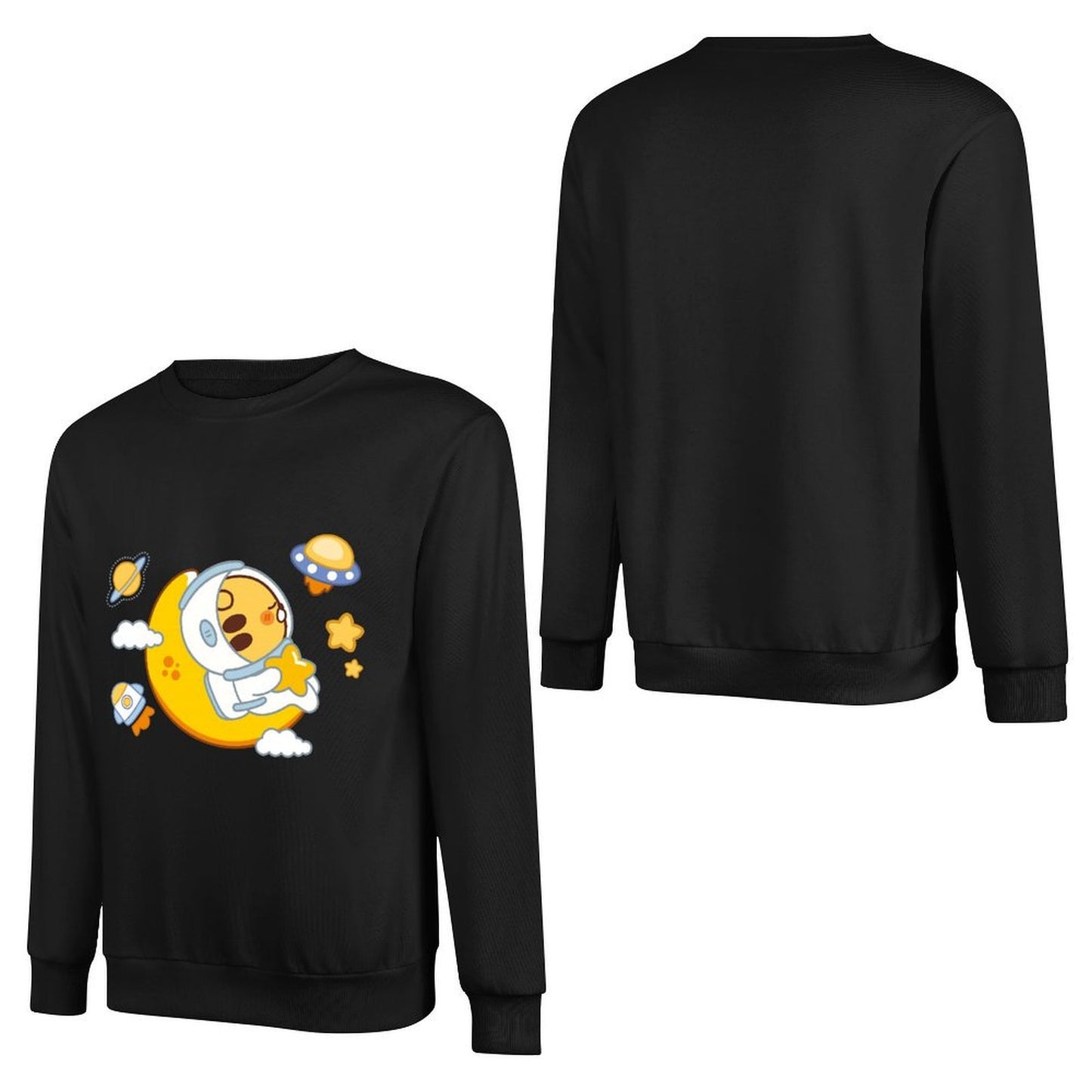 Front Patterned Long Sleeve TopPure Reliable