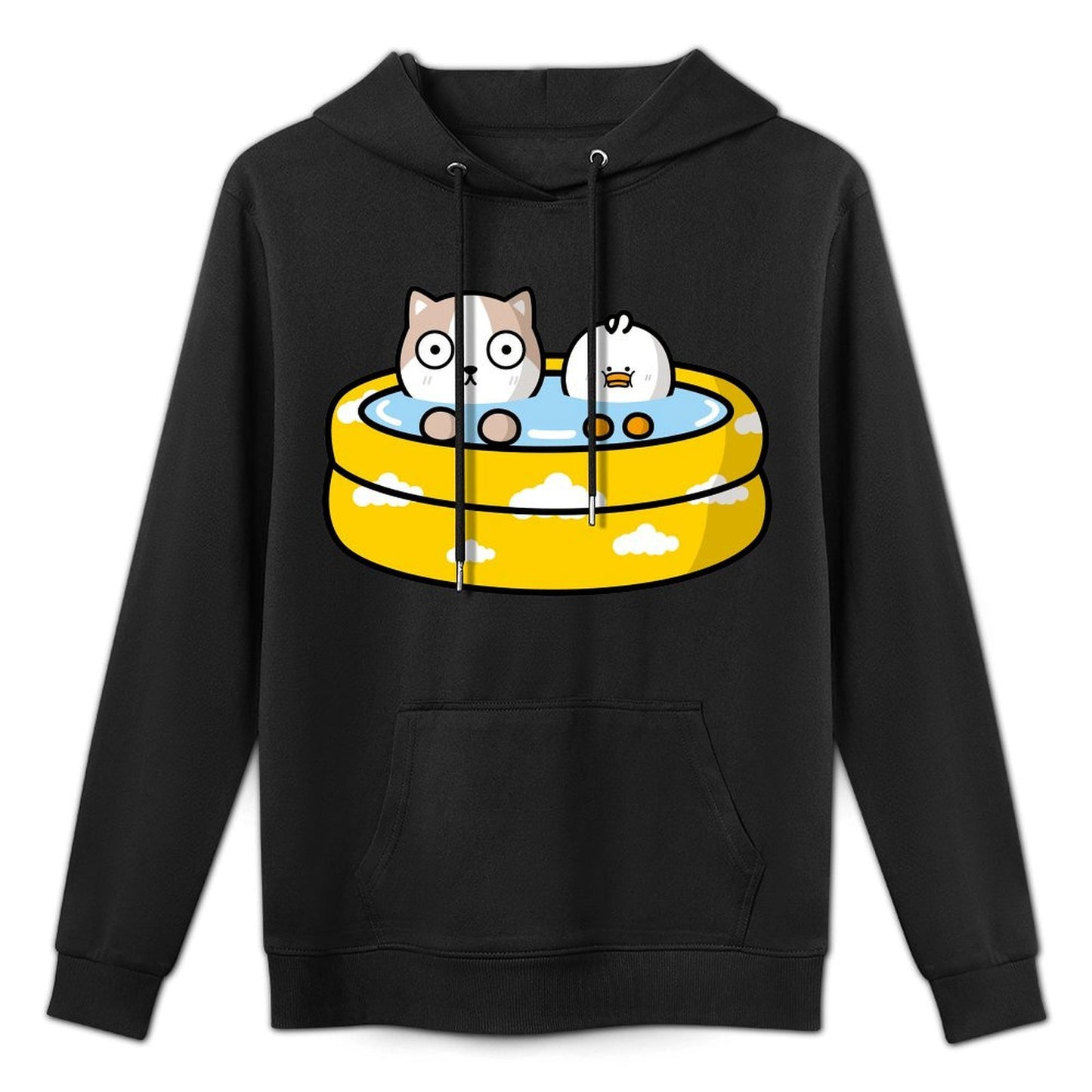 Minimalist SoftWear Front Graphic Hoodies