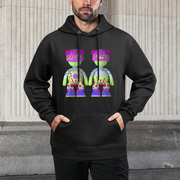 IPIB 250g Hooded Pocket Sweatshirt Front GraphicMen's Hooded  Sweatshirt6000079-2