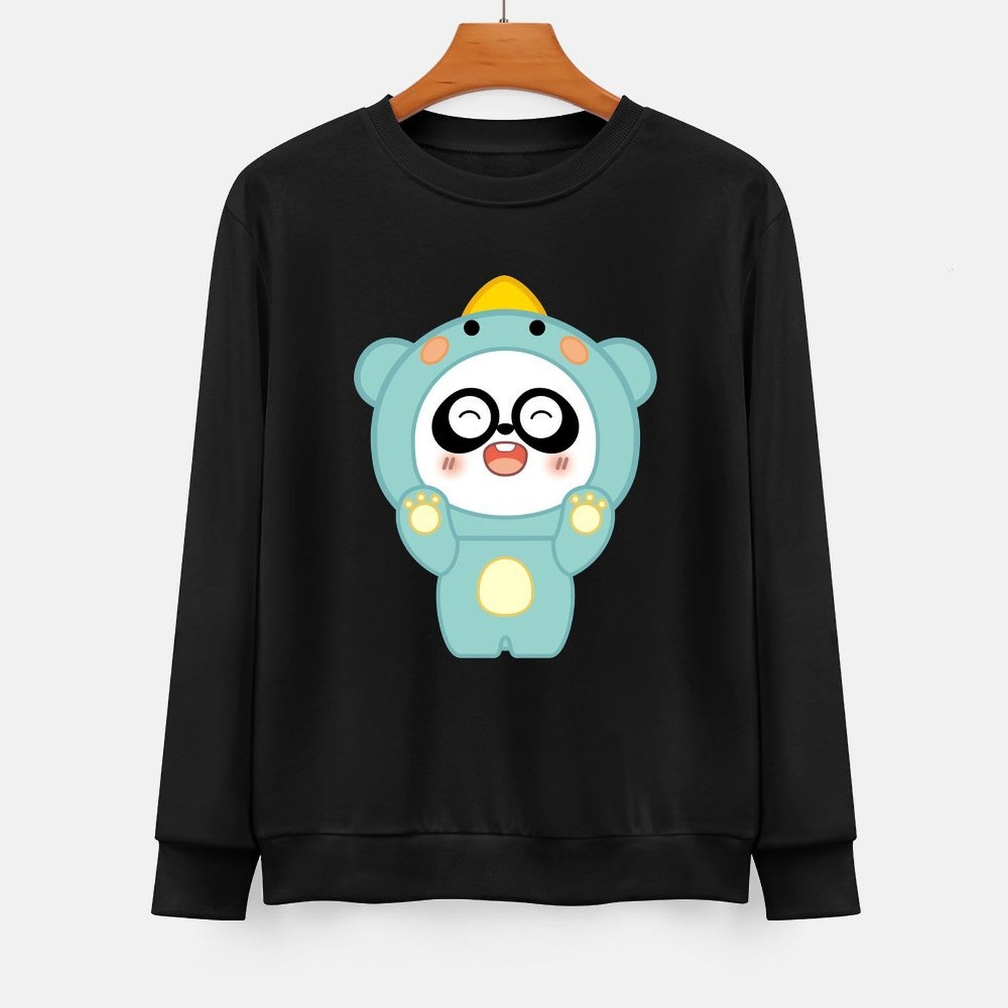  Front Patterned Long Sleeve TopUnisex Signature