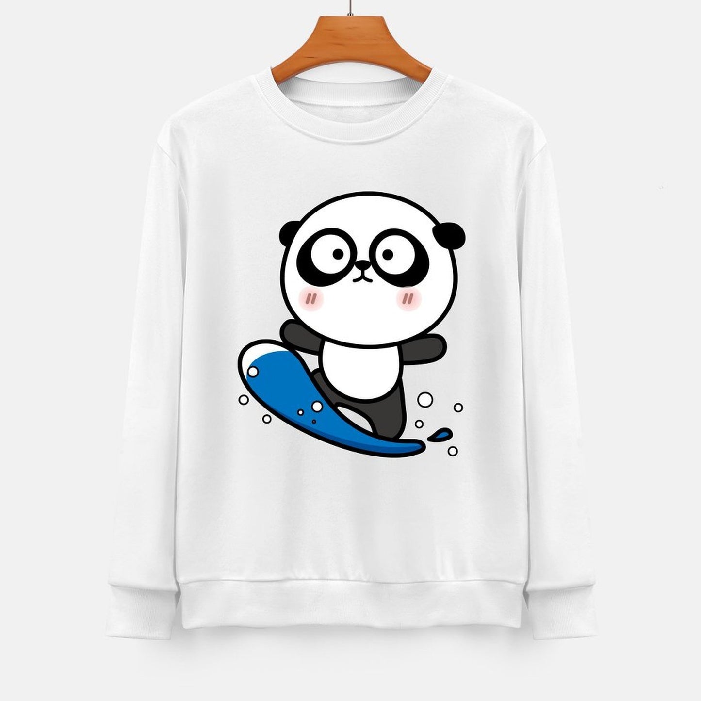 Front Patterned Long Sleeve TopEco-Conscious Relaxed