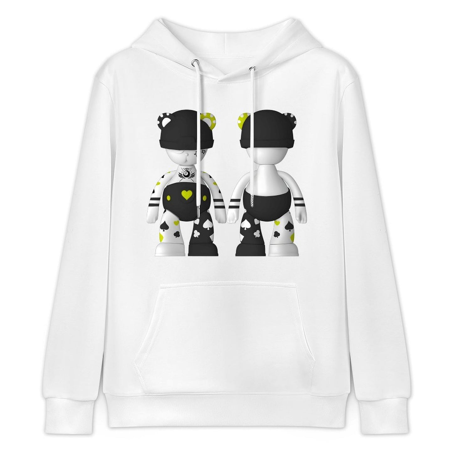 Hoodie Front PatternFade-Resistant Vintage