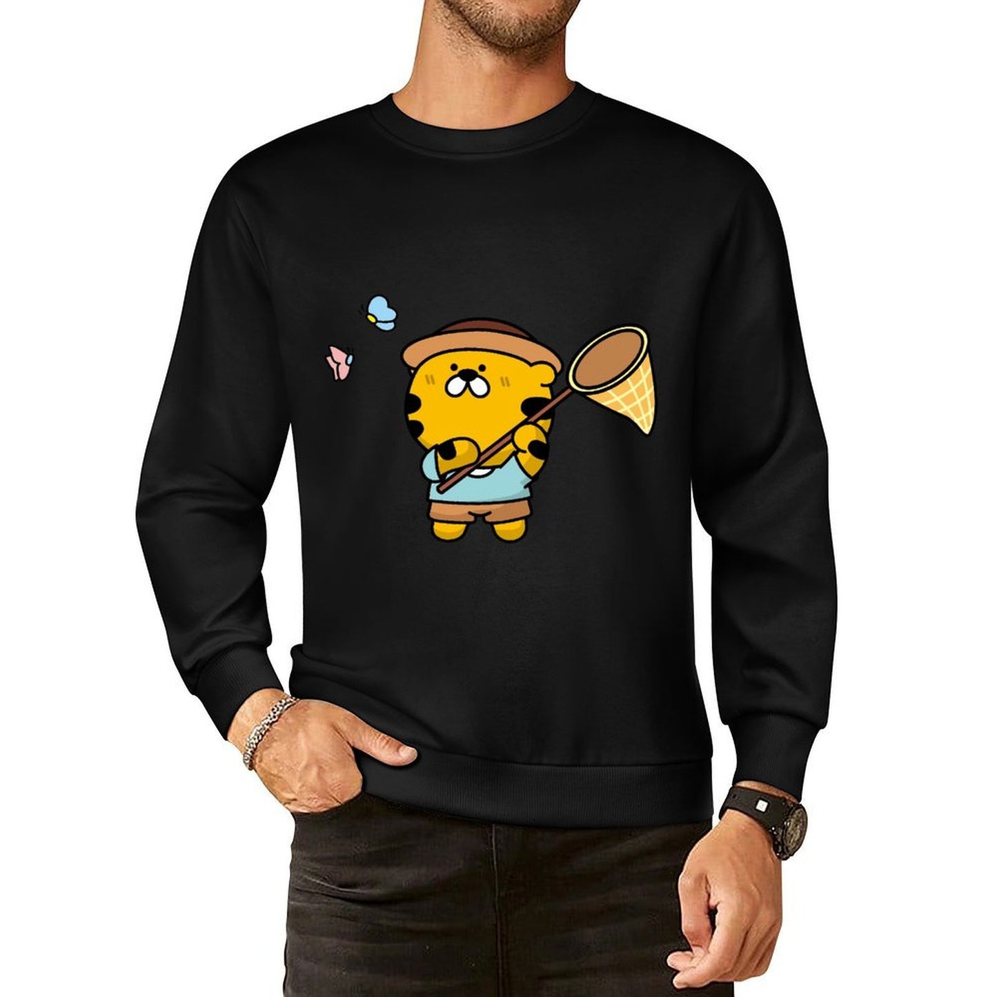 IPBR 250g Crew Neck Long Sleeve Sweatshirt Front GraphicCrew Neck Long Sleeve Sweatshirt4000019