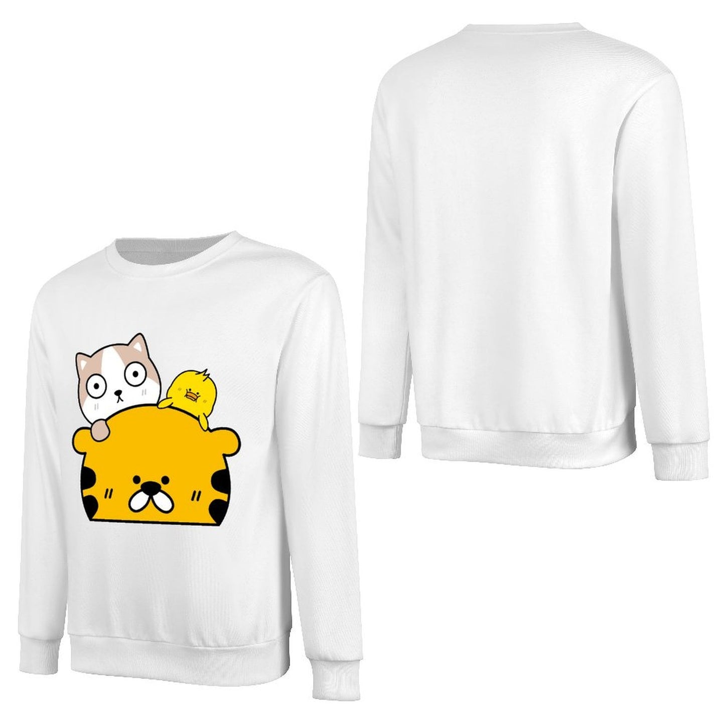 Front Patterned Long Sleeve TopActive EverydayComfort