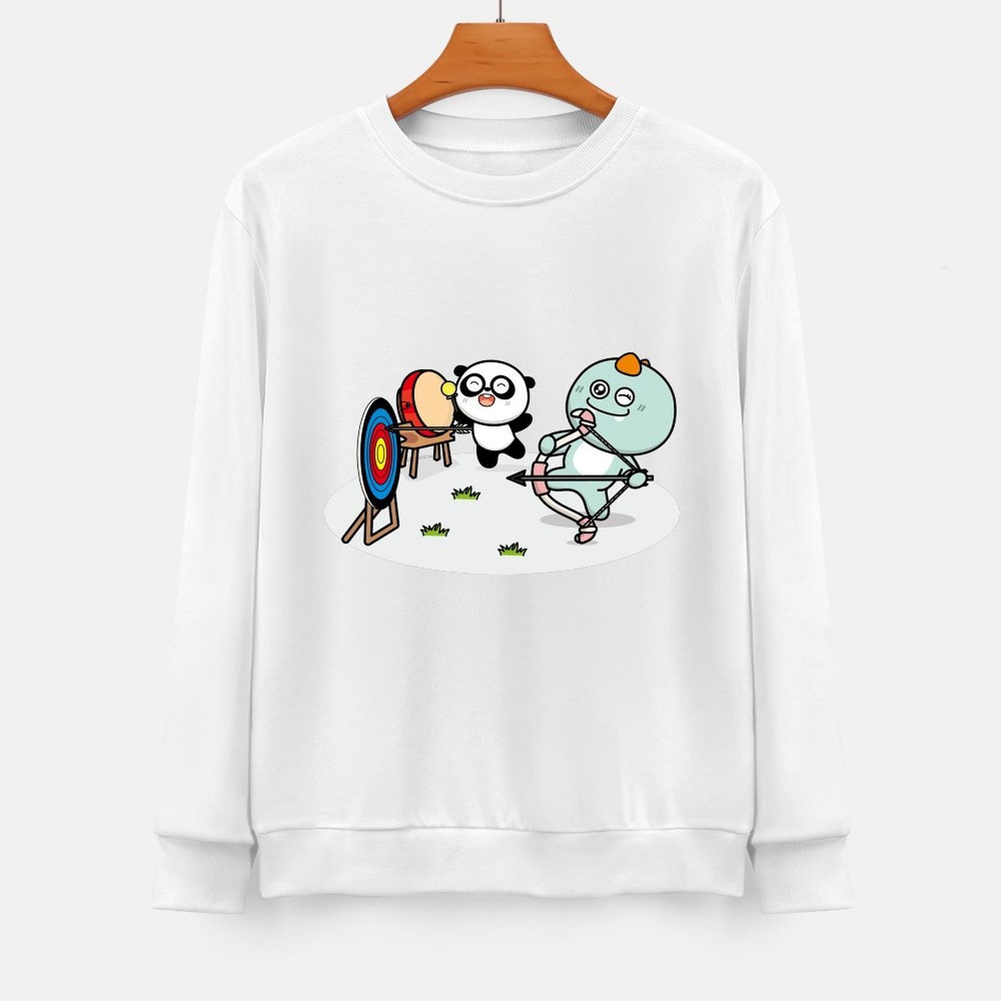 Front Patterned Long Sleeve TopStreetFit Street