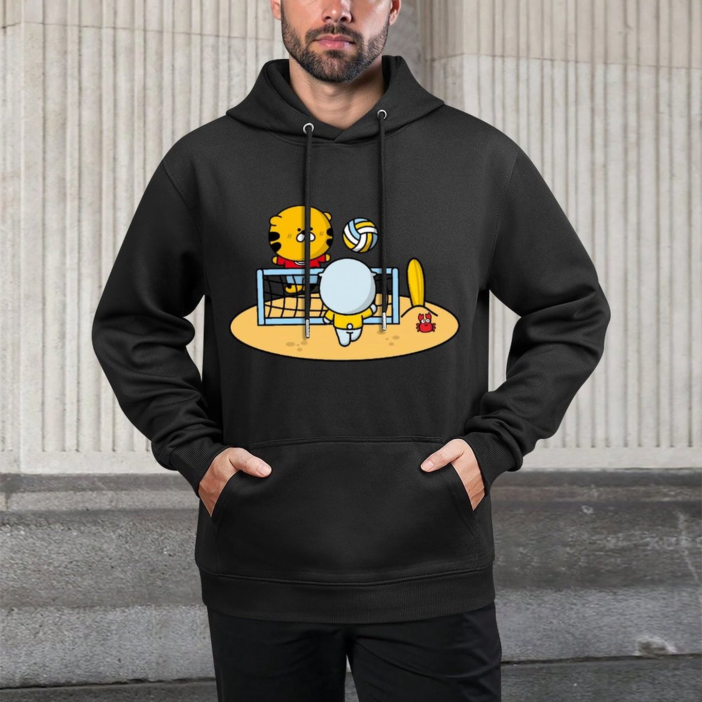 RegularFit Print-Ready Front Graphic Hoodies