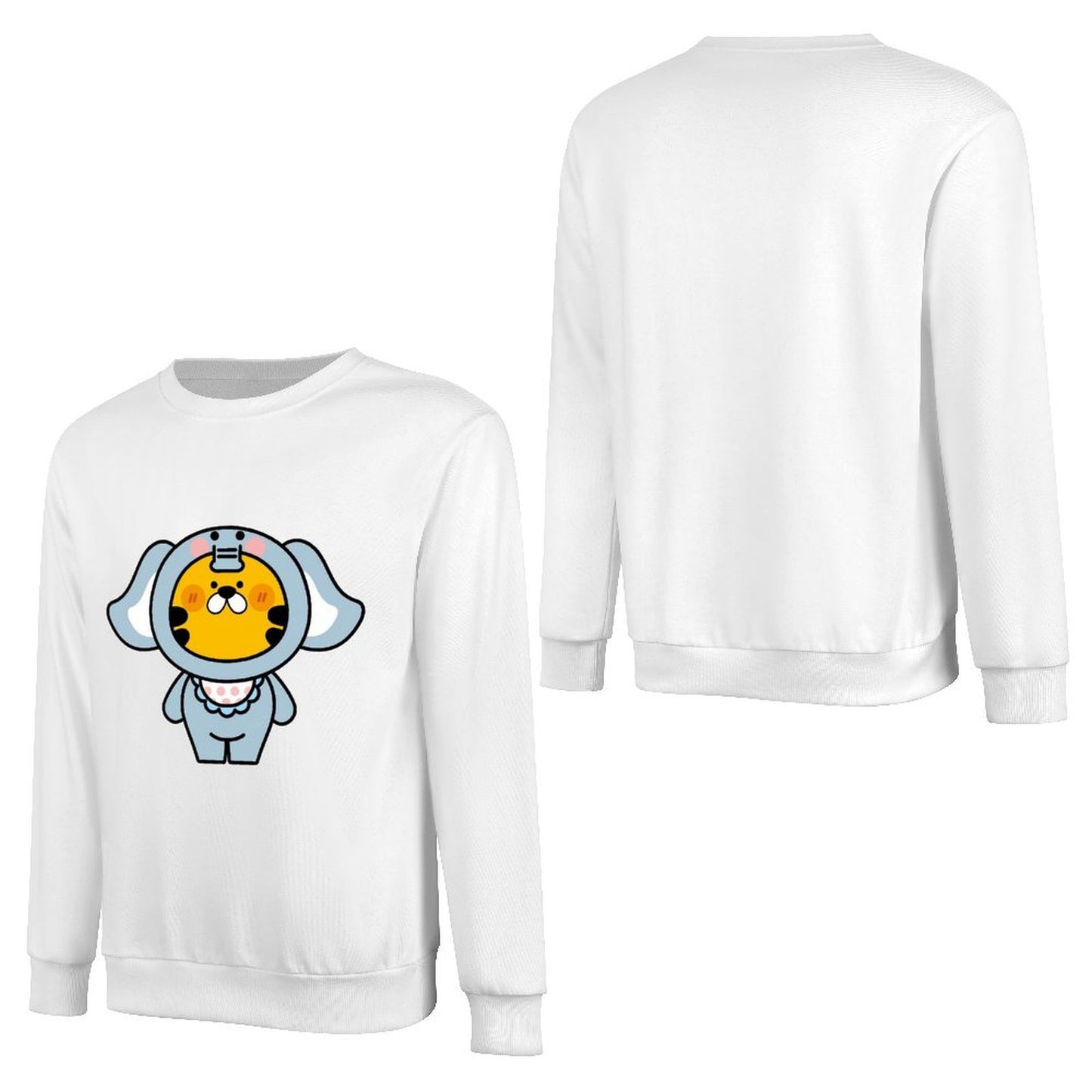 Front Patterned Long Sleeve TopComfortFit ActiveLine