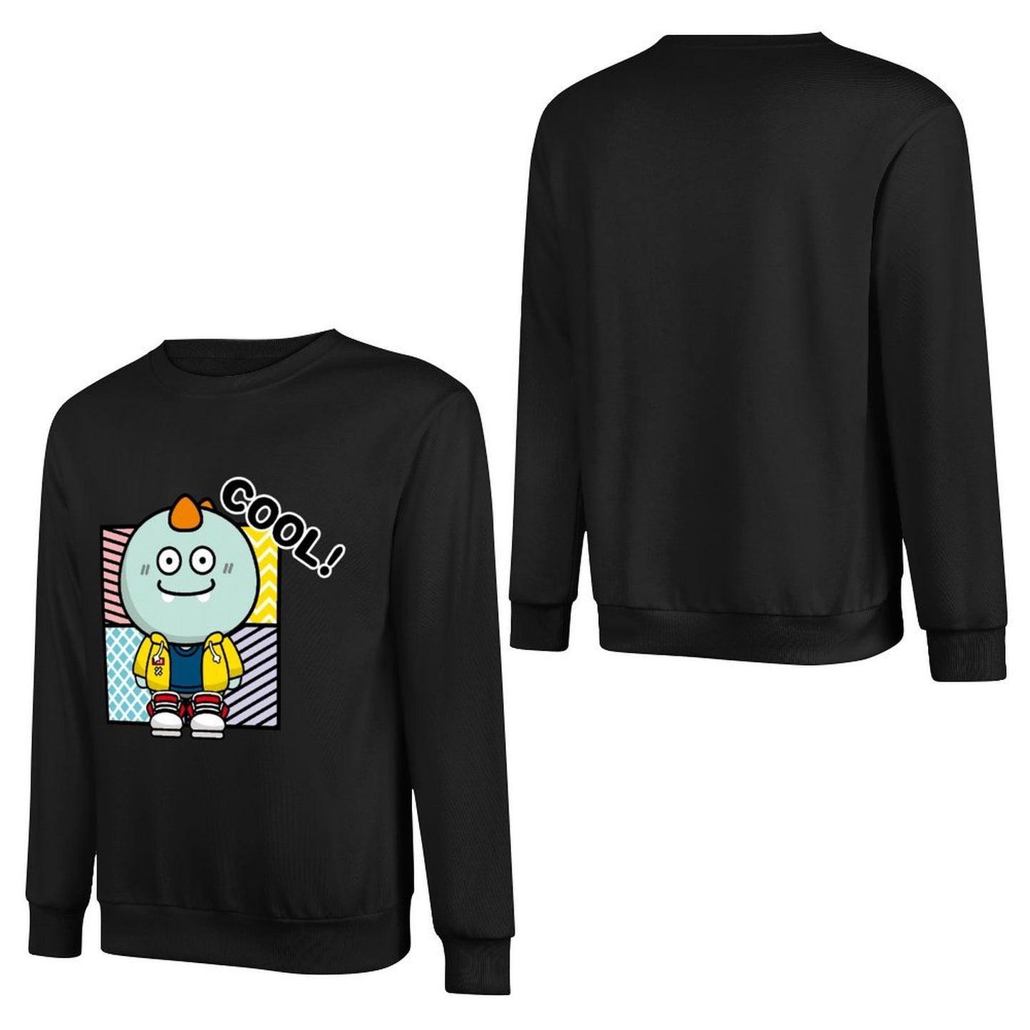 Front Patterned Long Sleeve TopTrueComfort EverydayTee