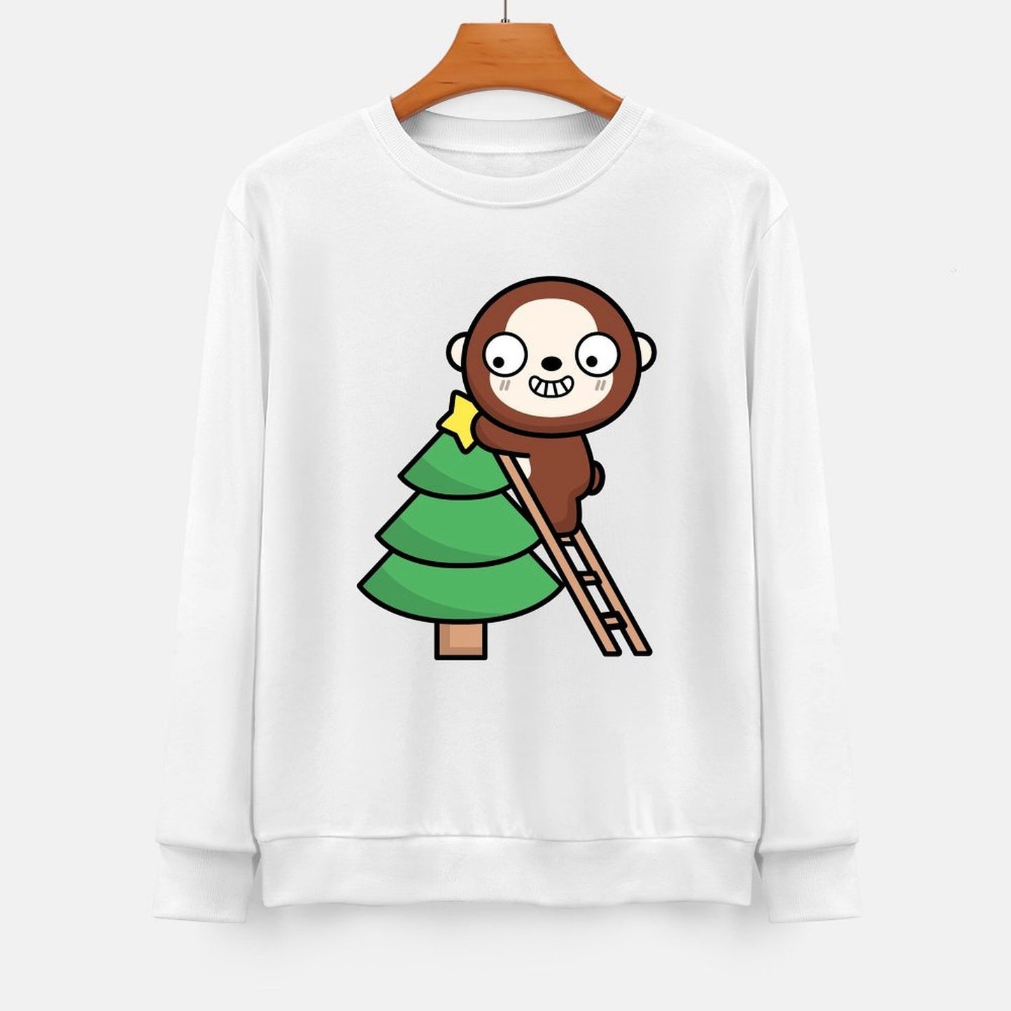 Front Patterned Long Sleeve TopPerformance Soft-Touch