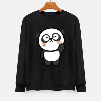  Front Patterned Long Sleeve TopPure Fade-Resistant