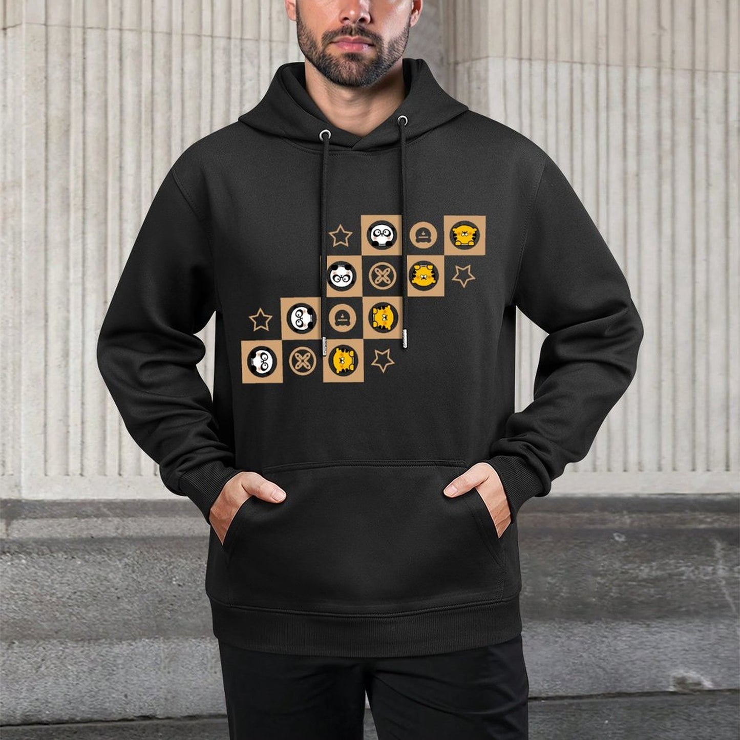 IPBR 250g Hooded Pocket Sweatshirt Front GraphicMen's Hooded  Sweatshirt4002584