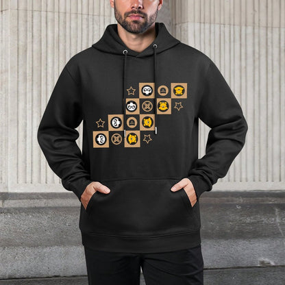 IPBR 250g Hooded Pocket Sweatshirt Front GraphicMen's Hooded  Sweatshirt4002584