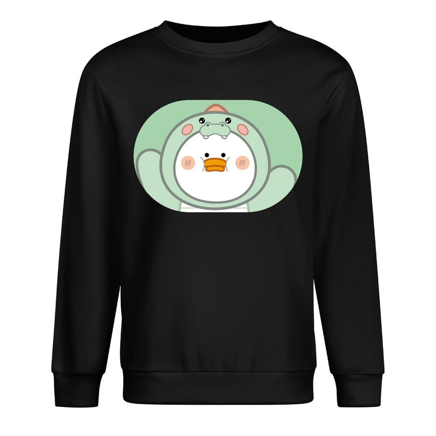 Front Patterned Long Sleeve TopLogo-Ready EverydayTee