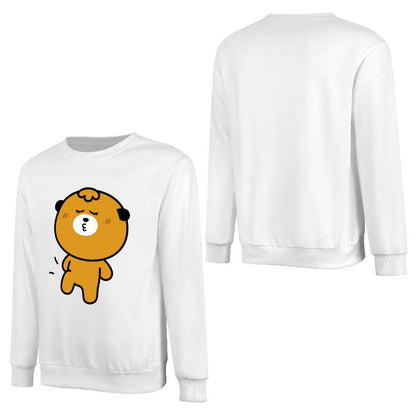 Front Patterned Long Sleeve TopEssentialFit Solid