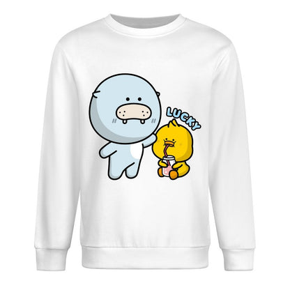 Front Patterned Long Sleeve TopTimeless Smooth Feel