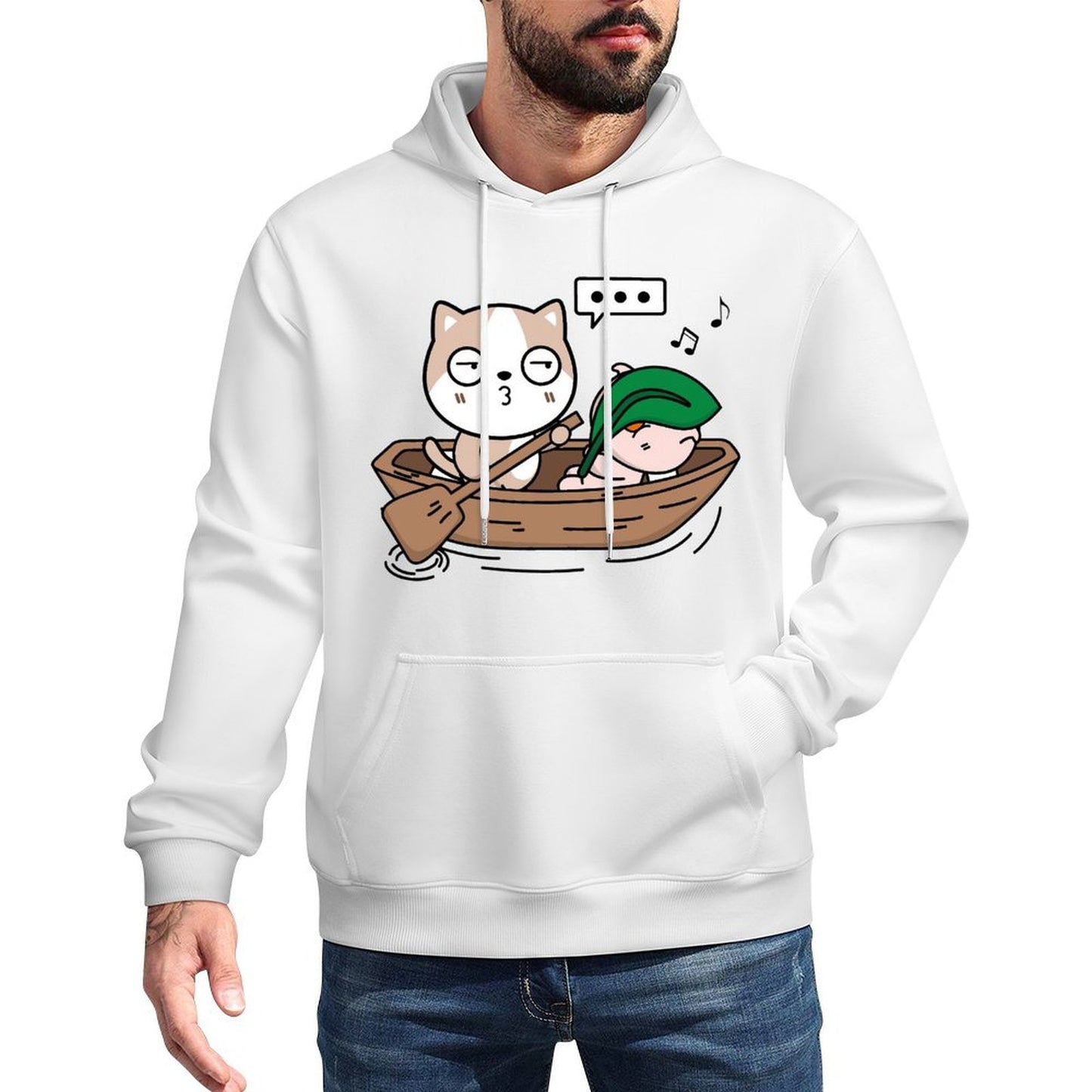 Clean Refined Front Graphic Hoodies