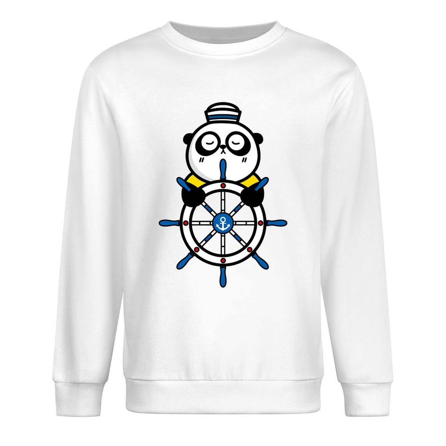 Front Patterned Long Sleeve TopClassicFit TrueFit