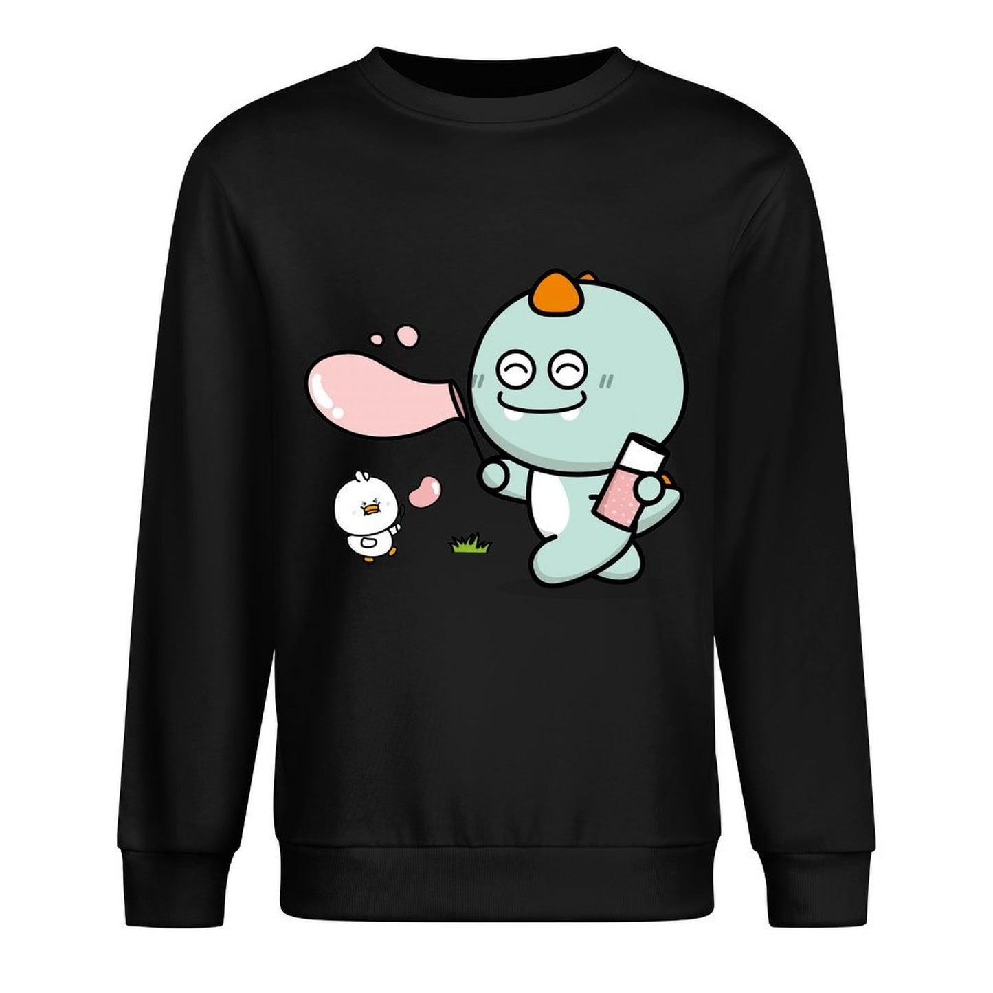 Front Patterned Long Sleeve TopComfortLine Unisex