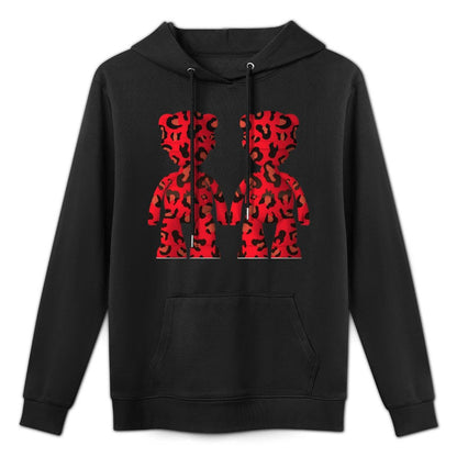 IPIB 250g Hooded Pocket Sweatshirt Front GraphicMen's Hooded  Sweatshirt6000081-1
