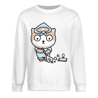 Front Patterned Long Sleeve TopEasy-Care PureStyle