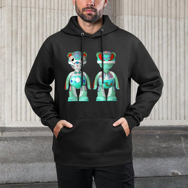 IPIB 250g Hooded Pocket Sweatshirt Front GraphicMen's Hooded  Sweatshirt6000077-6