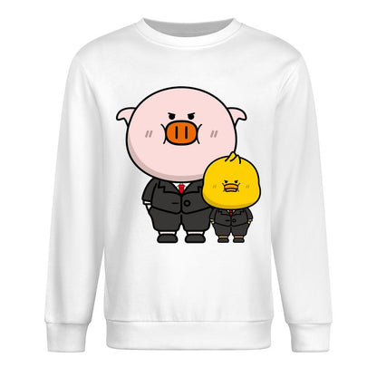 Front Patterned Long Sleeve TopPlain Studio