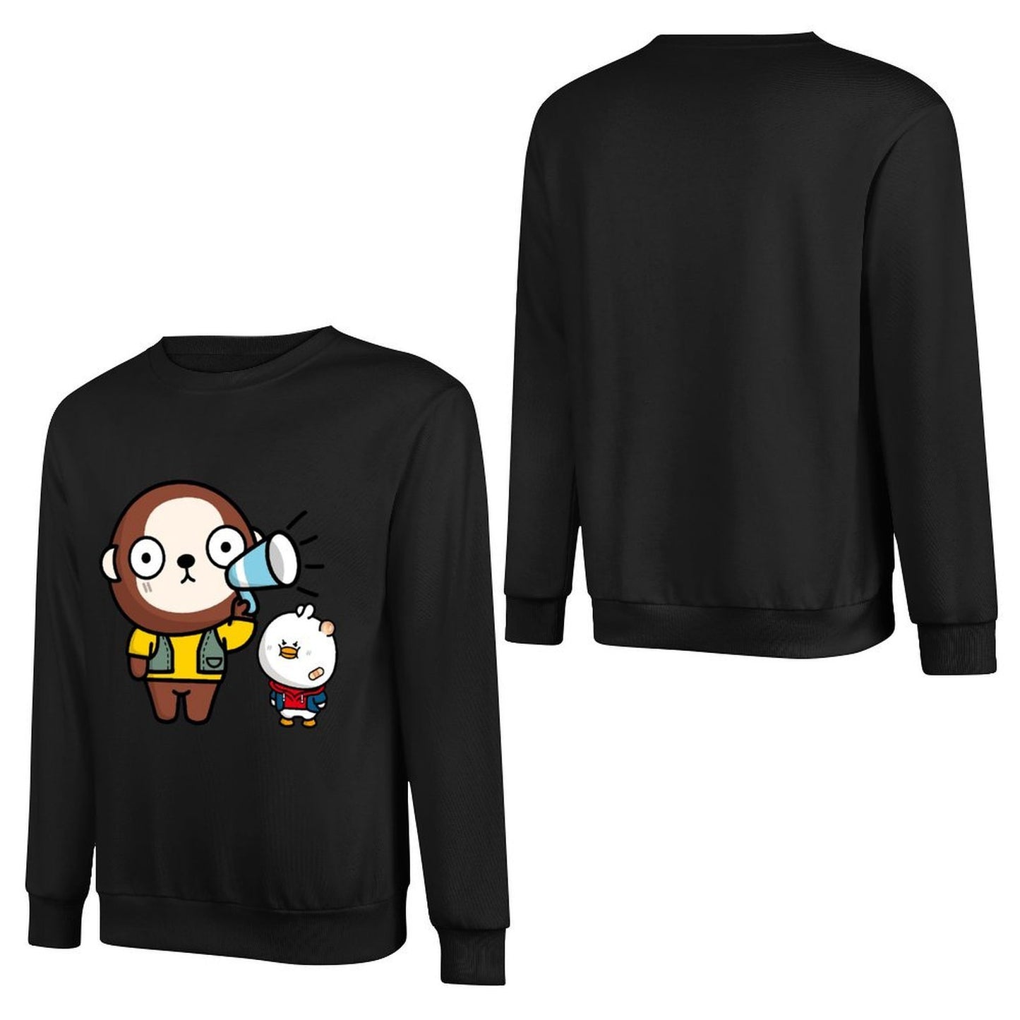 Front Patterned Long Sleeve TopBatch-Printed ActiveLine