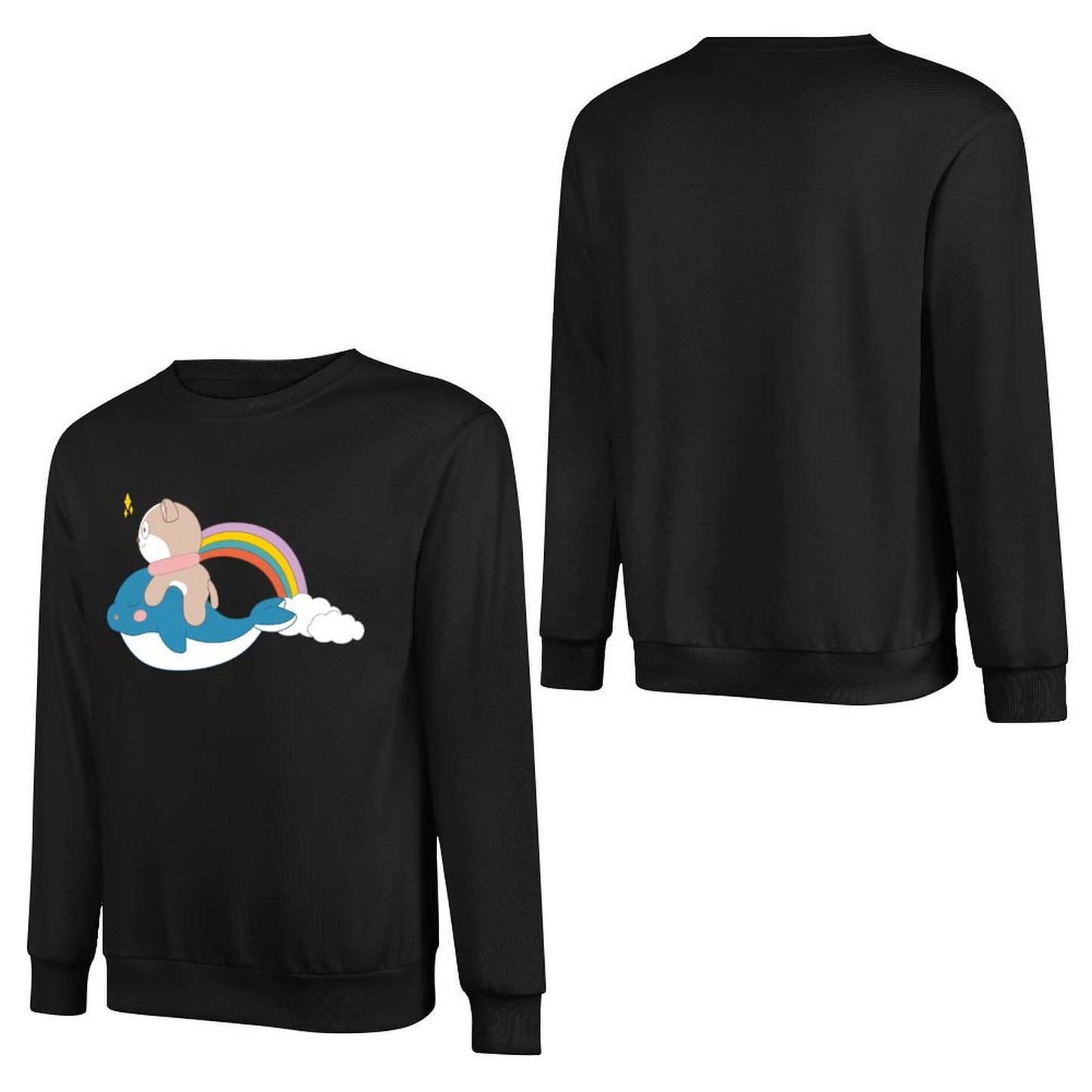 Front Patterned Long Sleeve TopClassicSeries Studio