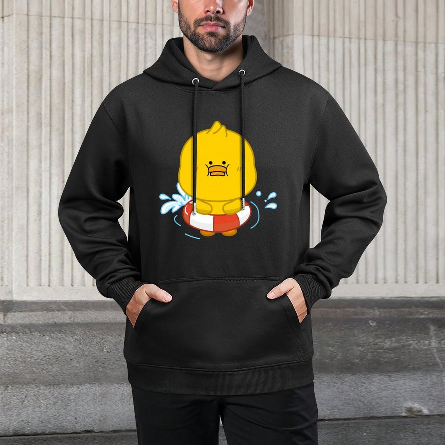 Basic Studio Front Graphic Hoodies