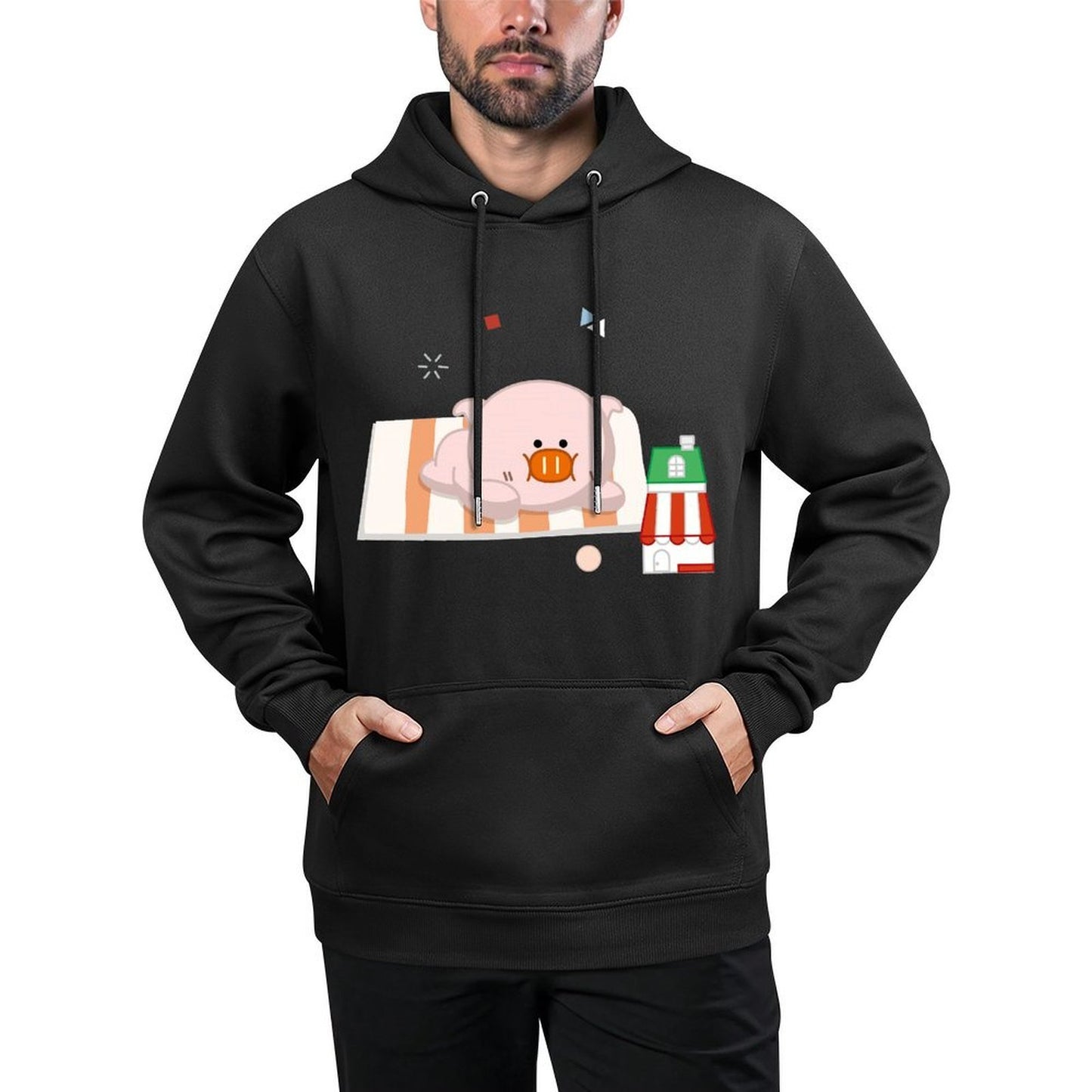 Front Graphic Hoodies 100% Cotton