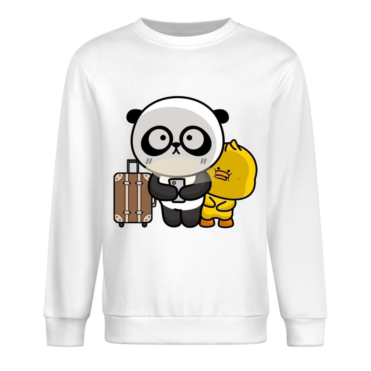 Front Patterned Long Sleeve TopLogo-Ready High-Quality