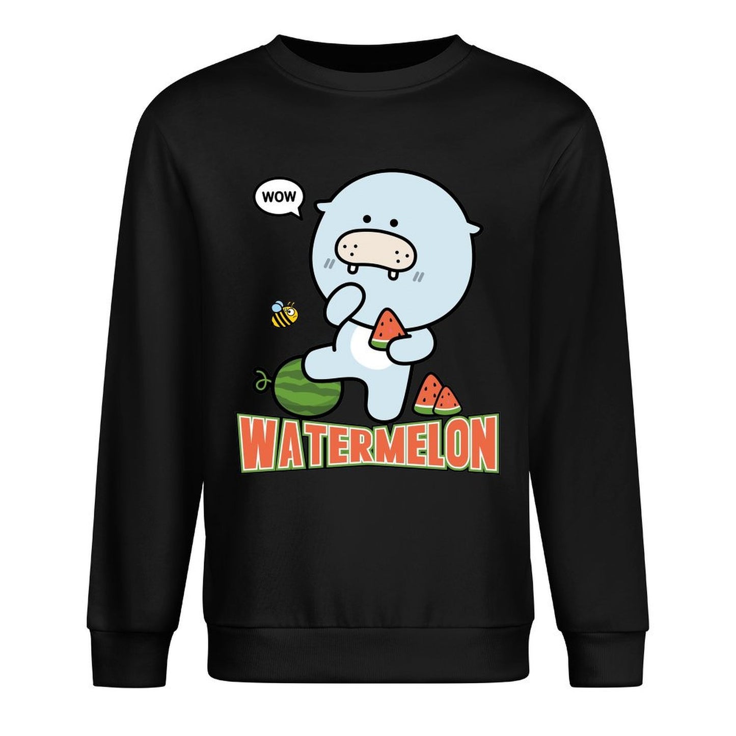 Front Patterned Long Sleeve TopFresh PureStyle