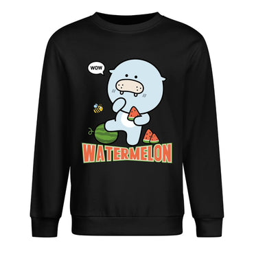 Front Patterned Long Sleeve TopFresh PureStyle