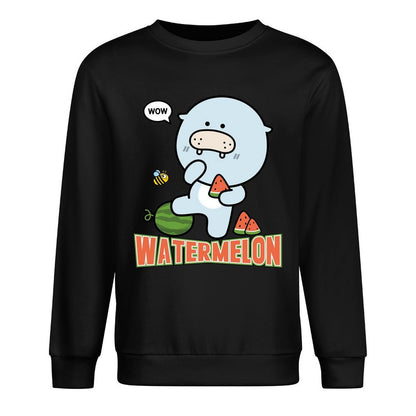 Front Patterned Long Sleeve TopFresh PureStyle