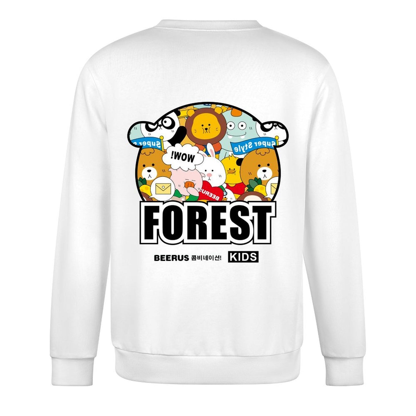 Crew Neck Long Sleeve Sweatshirt 4000608