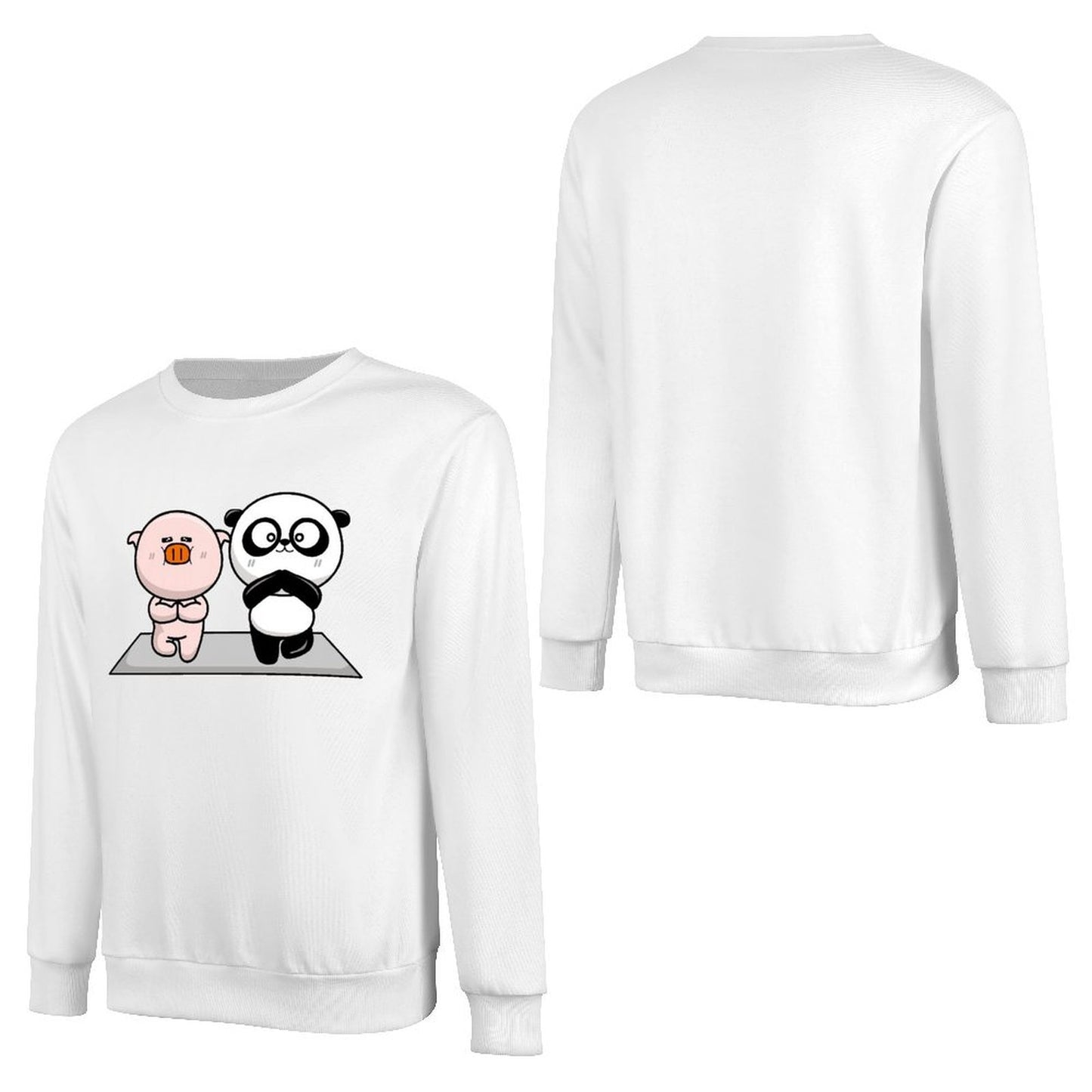 Front Patterned Long Sleeve TopLooseFit Edition