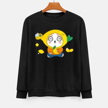  Front Patterned Long Sleeve TopBatch-Printed StreetFit