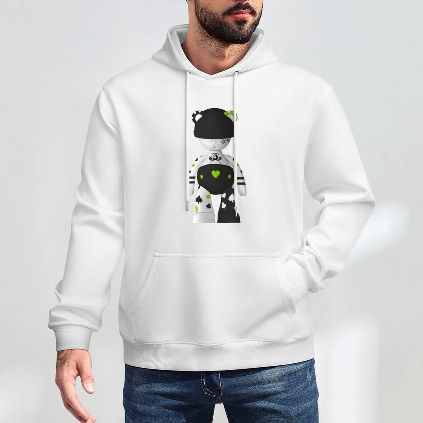 Hoodie Front PatternClassicStyle TimelessComfort