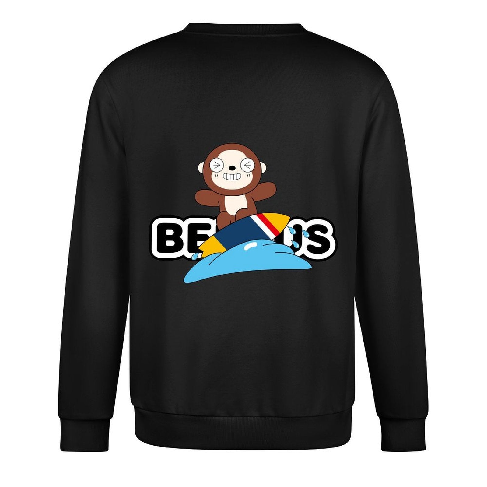 Long-sleeved crew neck sweatshirtSolid StreetStyle Long Sleeve