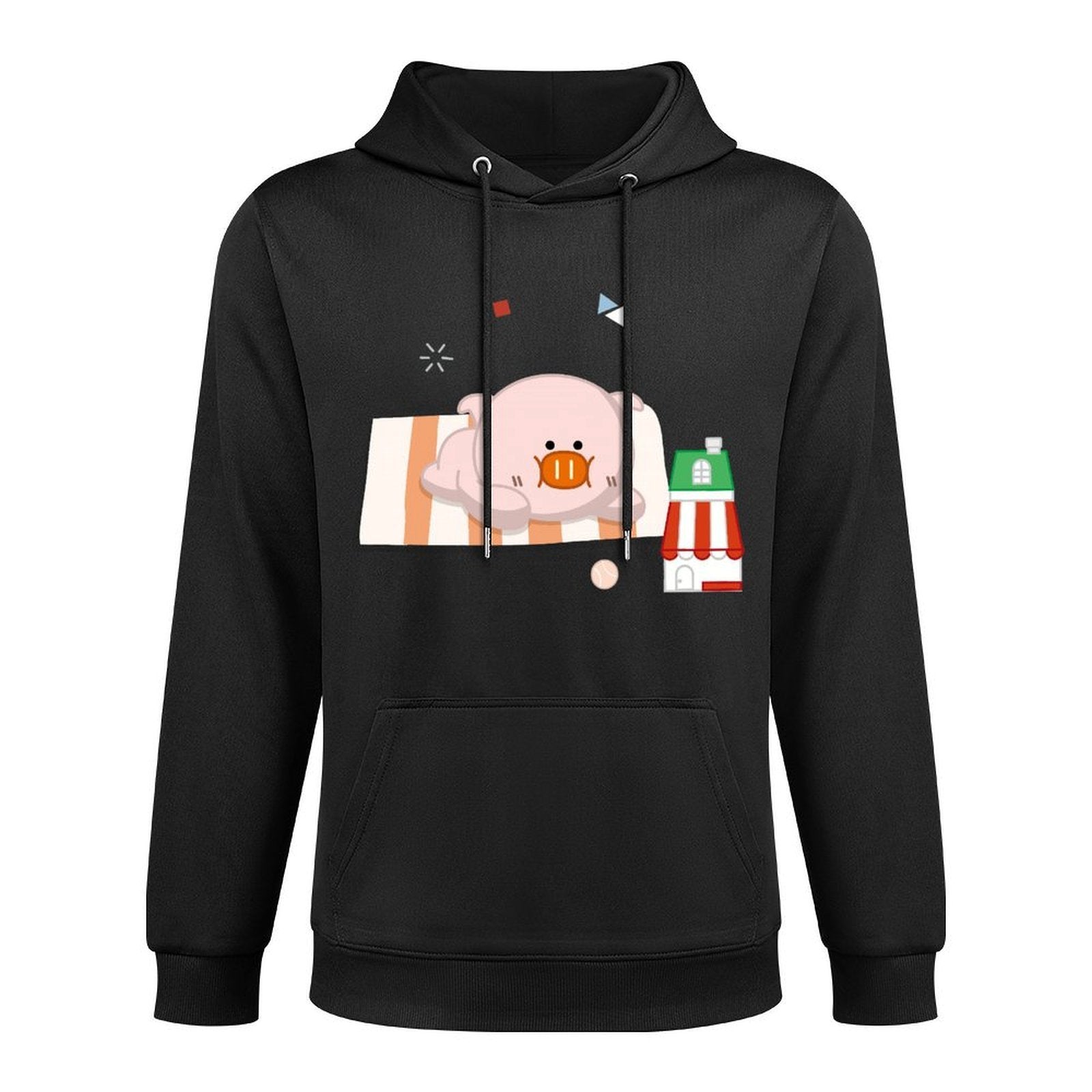 Sharp Simple Front Graphic Hoodies