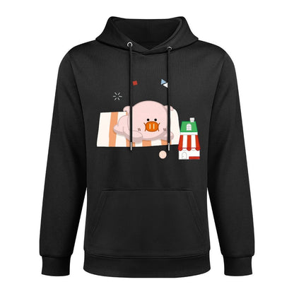 Sharp Simple Front Graphic Hoodies